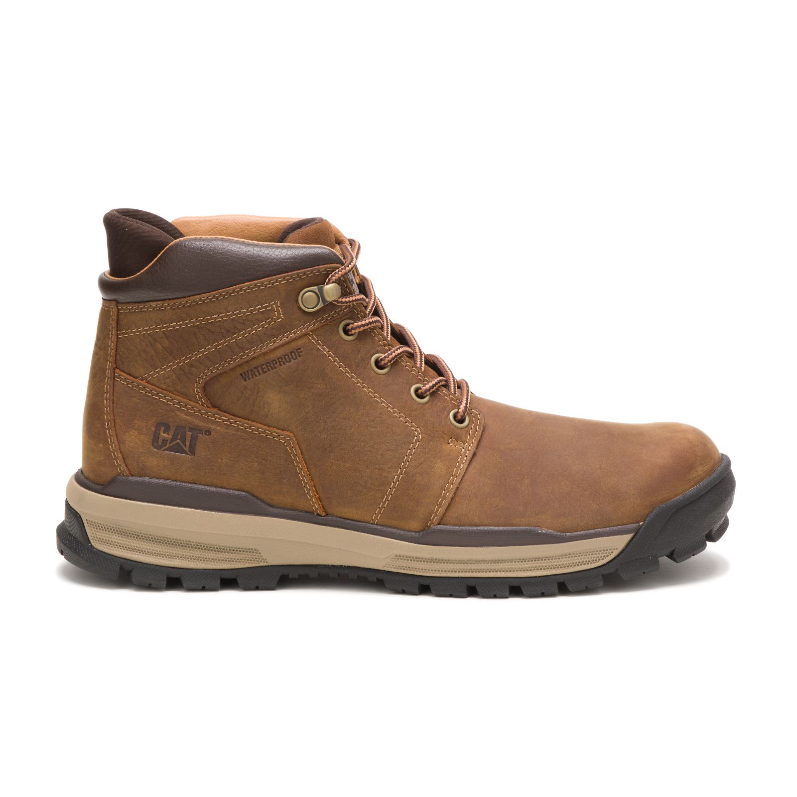 Men's Caterpillar Cohesion Ice+ Waterproof Thinsulate™ Casual Boots Brown Ireland WDSV21750